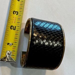 Black cuff bracelet